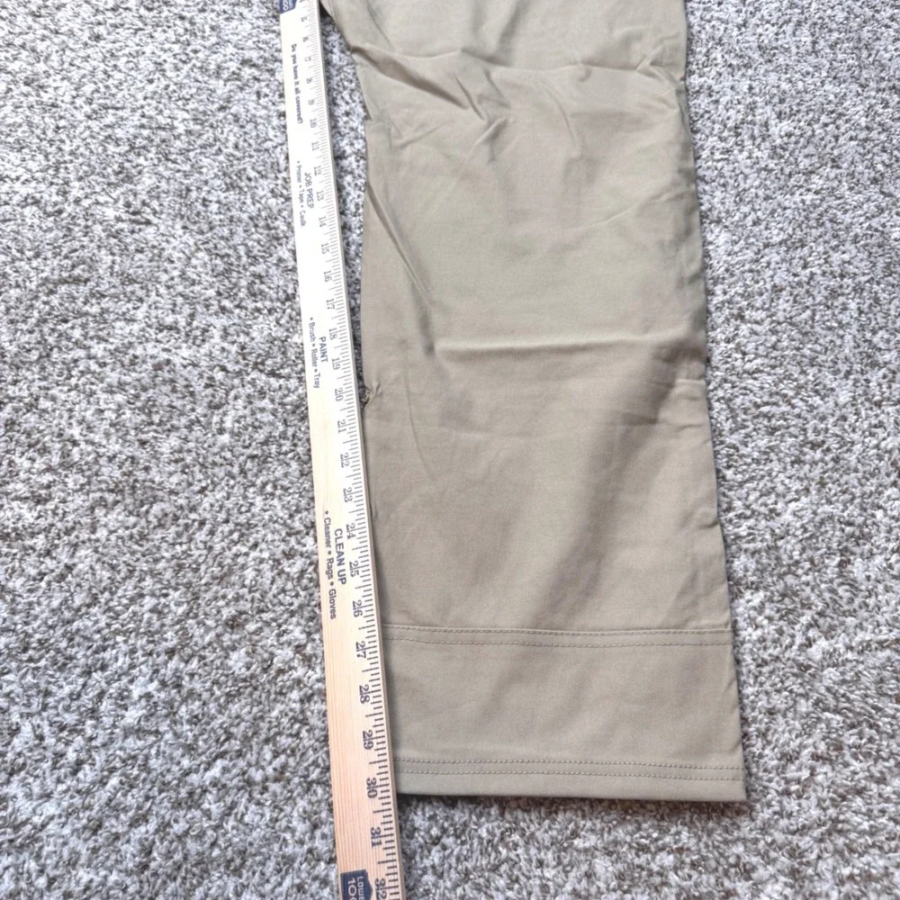 PrAna Stretch Zion Slim Pant II Men's 42x30 Khaki Tapered Leg Hiking Outdoor New